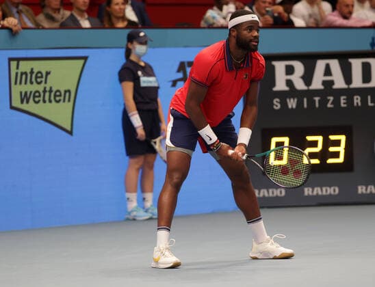 TENNIS - ATP, Tennis Herren Erste Bank Open VIENNA,AUSTRIA,31.OCT.21 - TENNIS - ATP World Tour, Erste Bank Open, final. Image shows Frances Tiafoe (USA).  GEPAxpictures xWalterxLuger