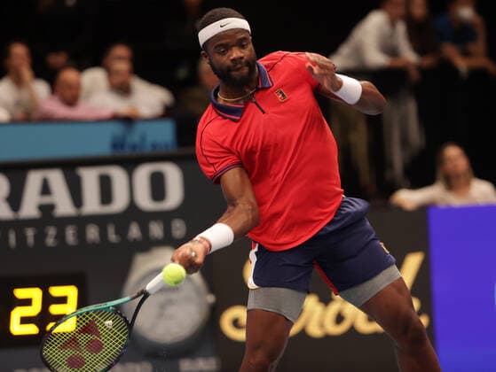 TENNIS - ATP, Tennis Herren Erste Bank Open VIENNA,AUSTRIA,31.OCT.21 - TENNIS - ATP World Tour, Erste Bank Open, final. Image shows Frances Tiafoe (USA).  GEPAxpictures xWalterxLuger