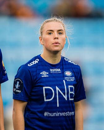 211031 Ingibjörg Sigurdardottir of Valerenga ahead of the women cup s cup final match between Sandviken and Valerenga on October 31, 2021 in Oslo Photo Marius Simensen BILDBYRAN Cop 238 bbeng dam football fotball fotboll sandviken tfk toppserien valerenga,  Copyright: MARIUSxSIMENSEN BB211031BB529