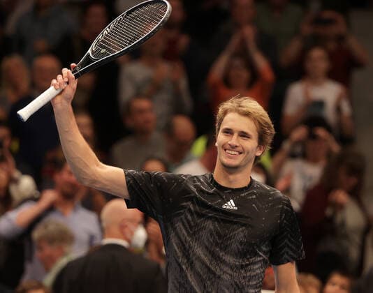 TENNIS - ATP, Tennis Herren Erste Bank Open VIENNA,AUSTRIA,31.OCT.21 - TENNIS - ATP World Tour, Erste Bank Open, final. Image shows the rejoicing of Alexander Zverev (GER).  GEPAxpictures xWalterxLuger