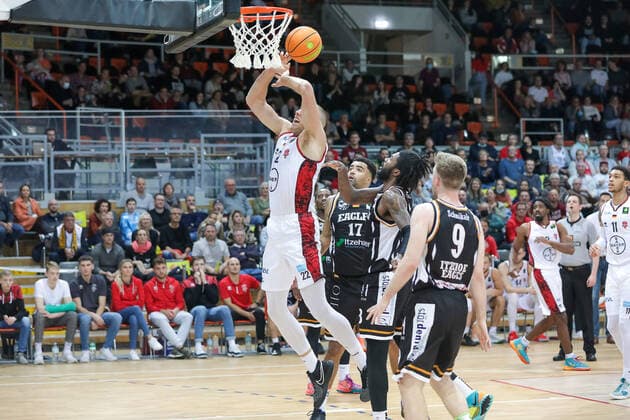 Basketball, 2. BL, ProA, Bayer Giants Leverkusen - Itzehoe Eagles