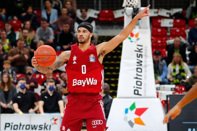 6 Matchday of the easyCredit BBL Basketball Bundesliga at Oberfrankenhalle in Bayreuth Season 2021 2022 Medi Bayreuth vs FC Bayern München Nick Weiler Babb FC Bayern München 0
