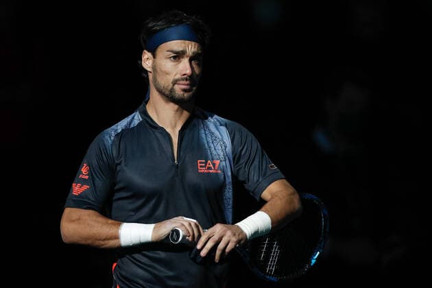 Fabio Fognini (ITA) TENNIS : Rolex Paris Masters - Jour 1 - 01 11 2021 AurelienMorissard Panoramic 