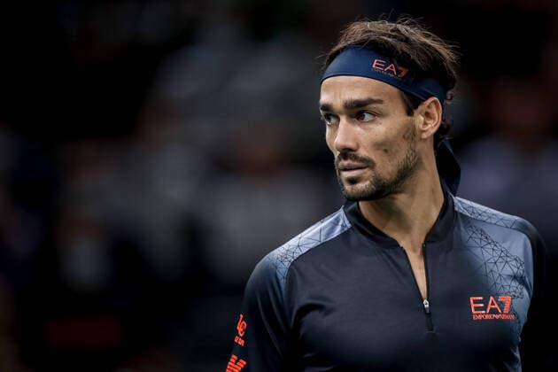 Fabio Fognini (ITA) TENNIS : Rolex Paris Masters - Jour 1 - 01 11 2021 AurelienMorissard Panoramic 