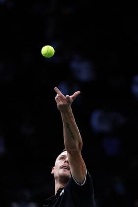 Marton FUCSOVICS (HUN) TENNIS : Rolex Paris Masters - Jour 1 - 01 11 2021 AurelienMorissard Panoramic 