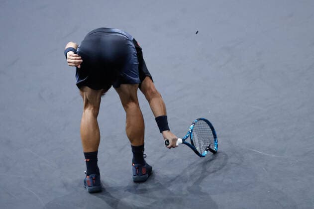 Fabio Fognini (ITA) TENNIS : Rolex Paris Masters - Jour 1 - 01 11 2021 AurelienMorissard Panoramic 