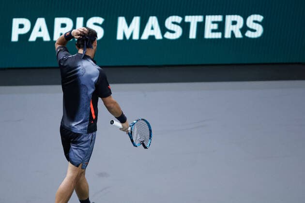 Fabio Fognini (ITA) TENNIS : Rolex Paris Masters - Jour 1 - 01 11 2021 AurelienMorissard Panoramic 