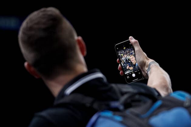 Sport Bilder des Tages Marton FUCSOVICS (HUN) TENNIS : Rolex Paris Masters - Jour 1 - 01 11 2021 AurelienMorissard Panoramic 