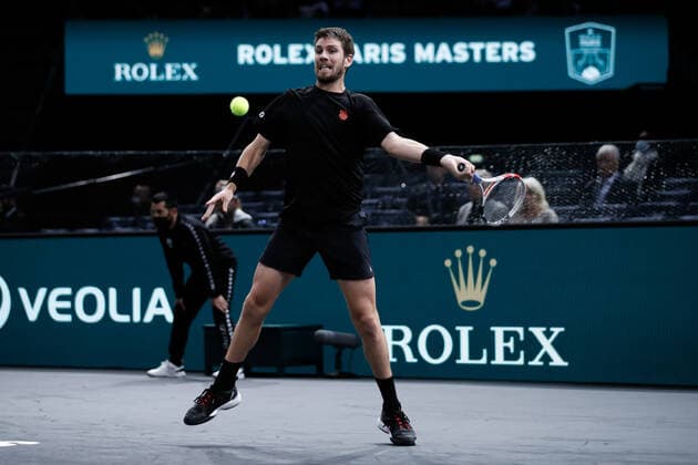Cameron NORRIE (GBR) TENNIS : Rolex Paris Masters - Jour 1 - 01 11 2021 AurelienMorissard Panoramic 