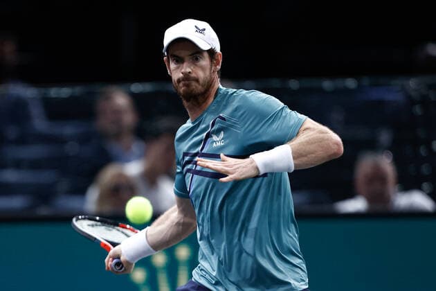 Andy MURRAY (GBR) TENNIS : Rolex Paris Masters - Jour 1 - 01 11 2021 AurelienMorissard Panoramic 