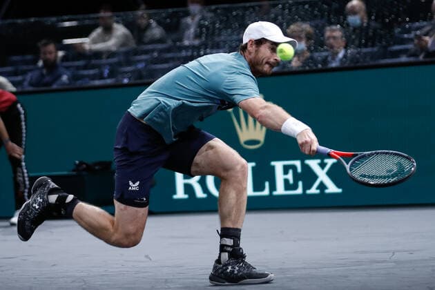 Andy MURRAY (GBR) TENNIS : Rolex Paris Masters - Jour 1 - 01 11 2021 AurelienMorissard Panoramic 