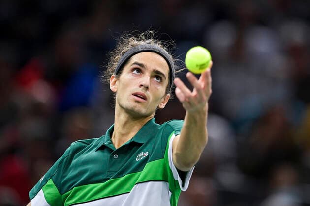 Pierre Hugues Herbert (Fra) TENNIS : Rolex Paris Masters 2021 - Paris - 02 11 2021 JBAutissier Panoramic 