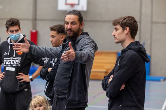 Gianni Otto Tigers Tuebingen, 10 attends Tigers Tuebingen fall camp at Uhlandhalle Tuebingen, Tigers Tuebingen fall camp, 02 11 2021 Tuebingen. Copyright: xDennisxDuddek xEibnerxPressefotox EP_DDK