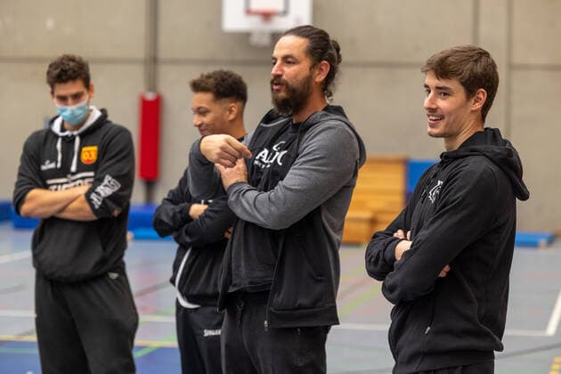 Gianni Otto Tigers Tuebingen, 10 attends Tigers Tuebingen fall camp at Uhlandhalle Tuebingen, Tigers Tuebingen fall camp, 02 11 2021 Tuebingen. Copyright: xDennisxDuddek xEibnerxPressefotox EP_DDK