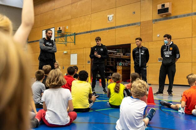 Gianni Otto Tigers Tuebingen, 10 attends Tigers Tuebingen fall camp at Uhlandhalle Tuebingen, Tigers Tuebingen fall camp, 02 11 2021 Tuebingen. Copyright: xDennisxDuddek xEibnerxPressefotox EP_DDK