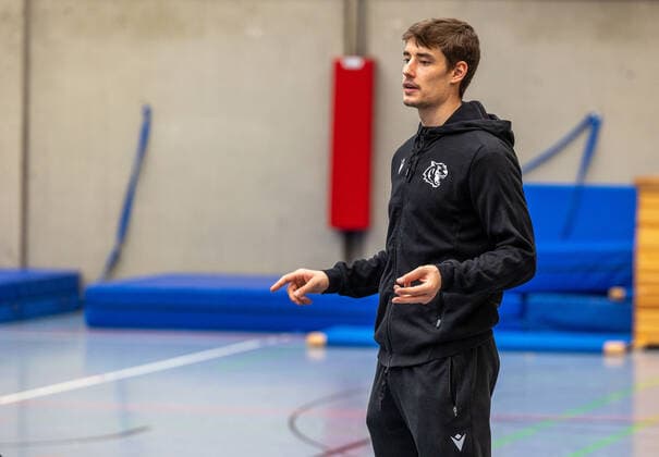 Gianni Otto Tigers Tuebingen, 10 attends Tigers Tuebingen fall camp at Uhlandhalle Tuebingen, Tigers Tuebingen fall camp, 02 11 2021 Tuebingen. Copyright: xDennisxDuddek xEibnerxPressefotox EP_DDK