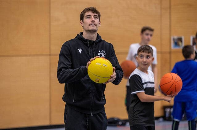 Gianni Otto Tigers Tuebingen, 10 attends Tigers Tuebingen fall camp at Uhlandhalle Tuebingen, Tigers Tuebingen fall camp, 02 11 2021 Tuebingen. Copyright: xDennisxDuddek xEibnerxPressefotox EP_DDK