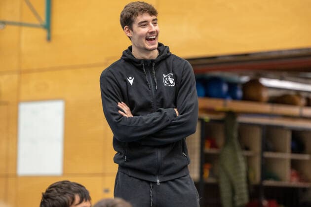 Gianni Otto Tigers Tuebingen, 10 attends Tigers Tuebingen fall camp at Uhlandhalle Tuebingen, Tigers Tuebingen fall camp, 02 11 2021 Tuebingen. Copyright: xDennisxDuddek xEibnerxPressefotox EP_DDK