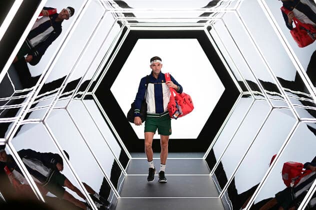 Grigor Dimitrov (Bul) TENNIS : Rolex Paris Masters 2021 - Paris - 02 11 2021 JBAutissier Panoramic 