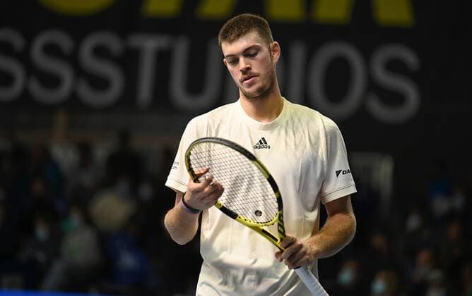 02 11 2021 Tennis ATP Challenger Tour Challenger Eckental Int German Tennis Indoor Championships 1 Round Maximilian Marterer GER