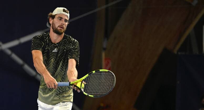 02 11 2021 Tennis ATP Challenger Tour Challenger Eckental Int German Indoor Tennis Championships 1 Round Maxime Cressy USA