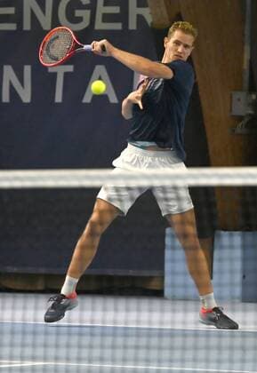 02 11 2021 Tennis ATP Challenger Tour Challenger Eckental Int German Indoor Tennis Championships 1 Round Johannes Haerteis GER