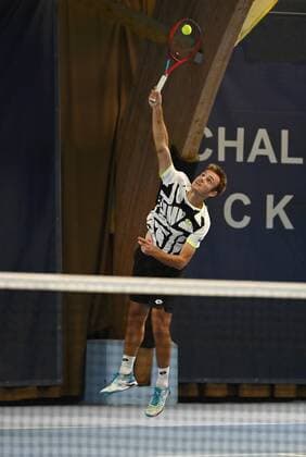 02 11 2021 Tennis ATP Challenger Tour Challenger Eckental Int German Indoor Tennis Championships 1 Round Kacper Zuk POL