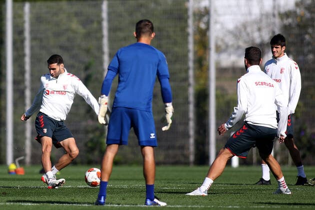 Football, EL, Sporting Braga, Training