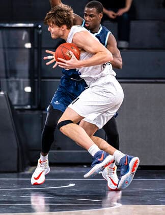 Moussa Diagne Andorra , Maik Kotsar Towers 7days Euro Cup, Basketball season 2021 2022, 03 game 02 11 21, Hamburg, Hamburg Towers vs Morabanc Andorra, Â