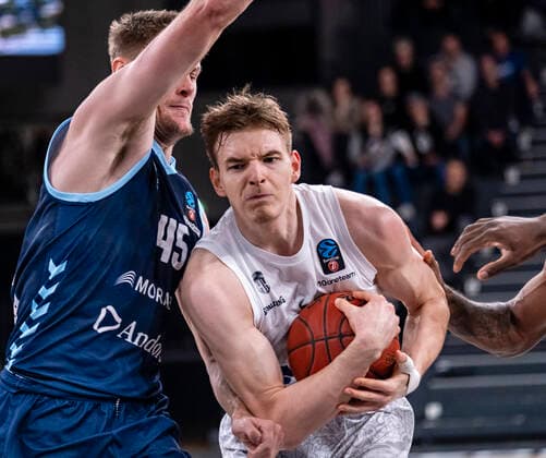 Conor Morgan Andorra , Justus Hollatz Towers 7days Euro Cup, Basketball season 2021 2022, 03 game 02 11 21, Hamburg, Hamburg Towers vs Morabanc Andorra, Â