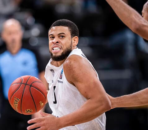 Ray Michael McCallum Jr Towers 7days Euro Cup, 2021 2022 basketball season, 03 game 02 11 21, Hamburg, Hamburg Towers vs Morabanc Andorra,Â.
