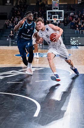 Babatunde Olumuyiwa Andorra , Maik Kotsar Towers 7days Euro Cup, Basketball season 2021 2022, 03 game 02 11 21, Hamburg, Hamburg Towers vs Morabanc Andorra, Â