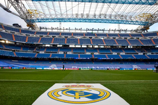 November 3, 2021, Madrid, Madrid, Spain: General view of Santiago Bernabeu Stadium before the Champions League football match between Real Madrid and Shakhtar Donetsk at Santiago Bernabeu Stadium in Madrid, Spain, November 3, 2021 Madrid Spain - ZUMAa206 20211103_zsp_a206_004 Copyright: xRubenxAlbarranx