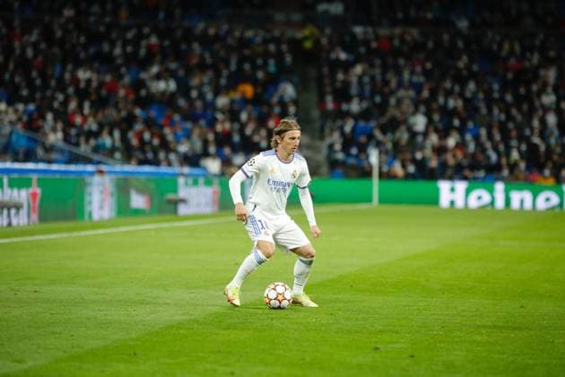 Madrid, Spain 3rd November 2021 Luka Modric during the UEFA Champions League group stage against FK Shakhtar Donetsk at Santiago Bernabeu Photo by Ivan Abanades Medina Cordon Press Cordon Press  xIvanxAbanadesxMedinax xRealxMadridxC.F.x-xxFKxShajtarxDonetskx-x(UEFAxChampionsxLeague)x