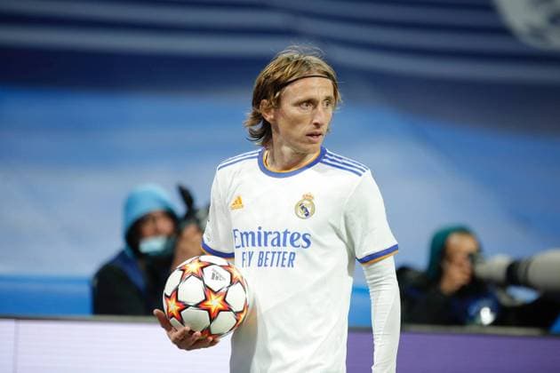 Madrid, Spain 3rd November 2021 Luka Modric during the UEFA Champions League group stage against FK Shakhtar Donetsk at Santiago Bernabeu Photo by Ivan Abanades Medina Cordon Press Cordon Press  xIvanxAbanadesxMedinax xRealxMadridxC.F.x-xxFKxShajtarxDonetskx-x(UEFAxChampionsxLeague)x
