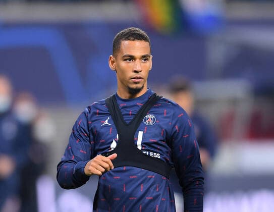 FOOTBALL CHAMPIONS LEAGUE SEASON 2021 2022 Preliminary Round Group A RB Leipzig Paris Saint Germain 03 11 2021 Thilo Kehrer Paris Saint Germain