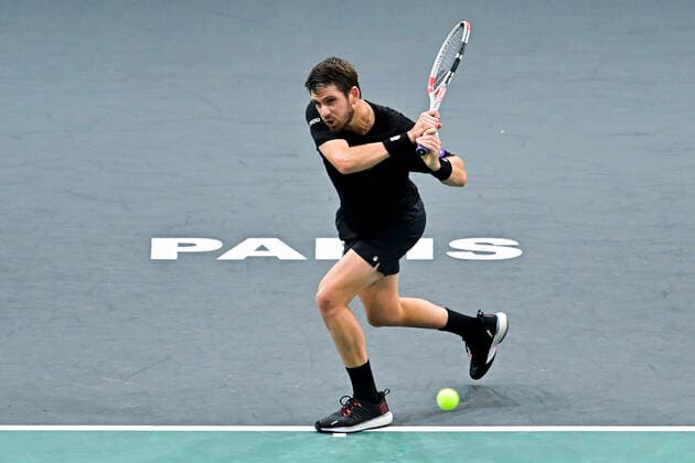 Cameron Norrie (Gbr) TENNIS : Rolex Paris Masters J4 - Paris - 04 11 2021 JBAutissier Panoramic 
