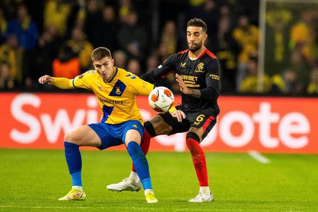 Football, EL, Brondby IF - Glasgow Rangers