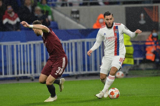 Rayan Cherki (lyon) FOOTBALL : Olympique Lyonnais vs Sparta Prague - Ligue Europa - 04 11 2021 FredericChambert Panoramic 
