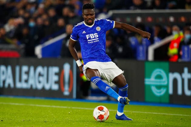 4th November 2021; King Power Stadium, Leicester, Leicestershire, England; Europa League football, Leicester City versus Spartak Moscow; Daniel Amartey of Leicester City  ActionPlus12336774 GrahamxWilson