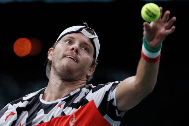 James DUCKWORTH (AUS) TENNIS : Rolex Paris Masters - Quart de finale - 05 11 2021 AurelienMorissard Panoramic 