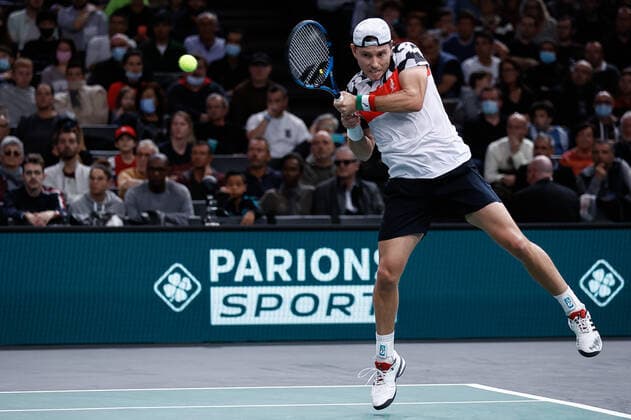 James DUCKWORTH (AUS) TENNIS : Rolex Paris Masters - Quart de finale - 05 11 2021 AurelienMorissard Panoramic 