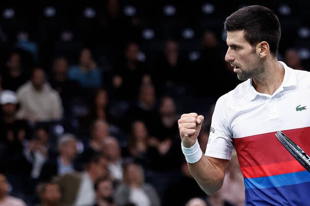 Novak DJOKOVIC (SRB) TENNIS : Rolex Paris Masters - Quart de finale - 05 11 2021 AurelienMorissard Panoramic 