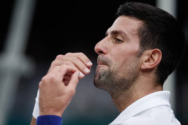 Novak DJOKOVIC (SRB) TENNIS : Rolex Paris Masters - Quart de finale - 05 11 2021 AurelienMorissard Panoramic 