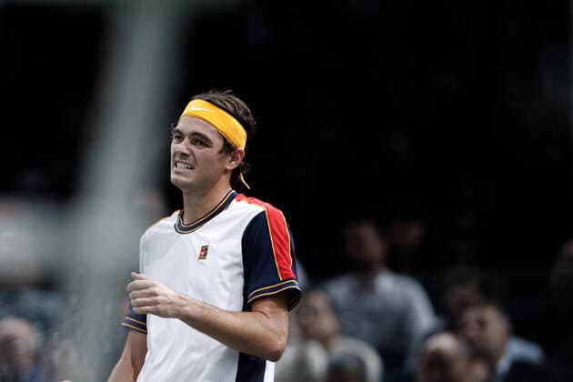 Taylor FRITZ (USA) TENNIS : Rolex Paris Masters - Quart de finale - 05 11 2021 AurelienMorissard Panoramic 