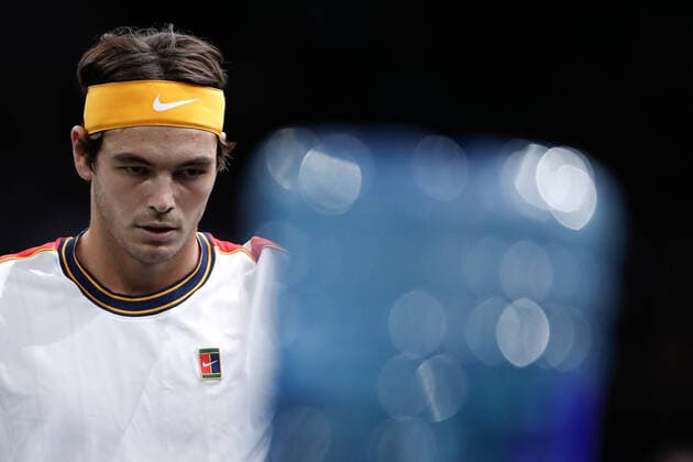 Taylor FRITZ (USA) TENNIS : Rolex Paris Masters - Quart de finale - 05 11 2021 AurelienMorissard Panoramic 