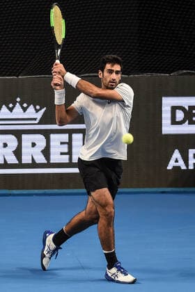 IPP20211105 Tennis: ATP, Tennis Herren Challenger Tour, Internazionali di Bergamo 2021, Cem Ilkel (Tur) (Verwendung nur in Deutschland - GERMANY ONLY) *** IPP20211105 Tennis ATP Challenger Tour, Internazionali di Bergamo 2021, Cem Ilkel Tur use only in Germany GERMANY ONLY 