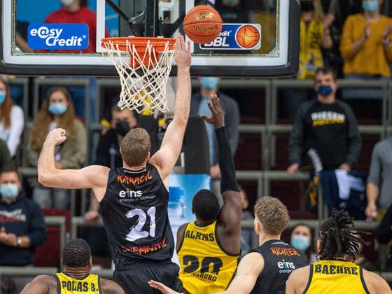 Basketball, BBL, MHP Riesen Ludwigsburg - Niners Chemnitz 99