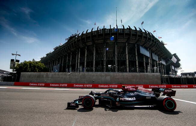 77 Valtteri Bottas FIN, Mercedes AMG Petronas F1 Team , F1 Grand Prix of Mexico at Autodromo Hermanos Rodriguez on November 5, 2021 in Mexico City, Mexico Photo by HOCH ZWEI Mexico City Mexico