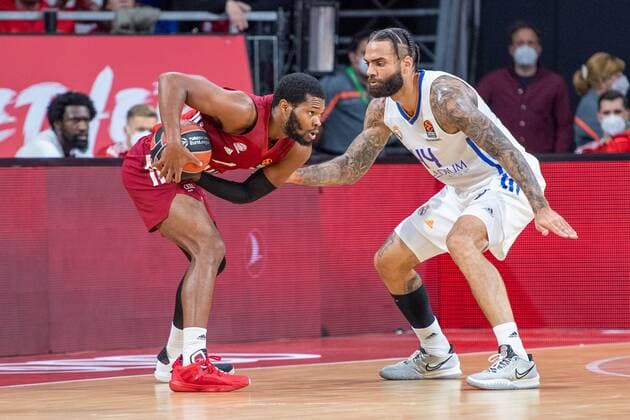 Corey Walden 2 FC Bayern , Jeffery Taylor 44 Real Madrid , FC Bayern Basketball vs Real Madrid, Euroleague, 05 11 2021 Muenchen Bayern Germany Copyright: xkolbert-press UlrichxGamelx